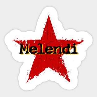 best vintage star Melendi Sticker